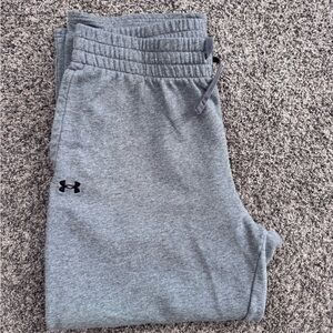 Under Armour Women’s Gray Fleece Sweatpants Size XL